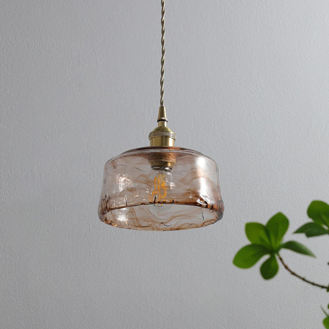 LED Glass Pendant Light with Warm Glow — view 6