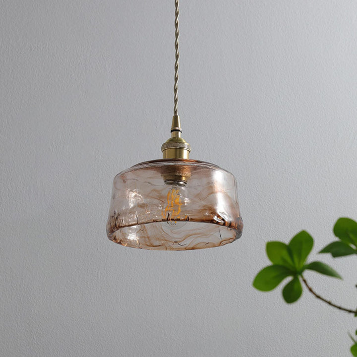 LED Glass Pendant Light with Warm Glow — view 6