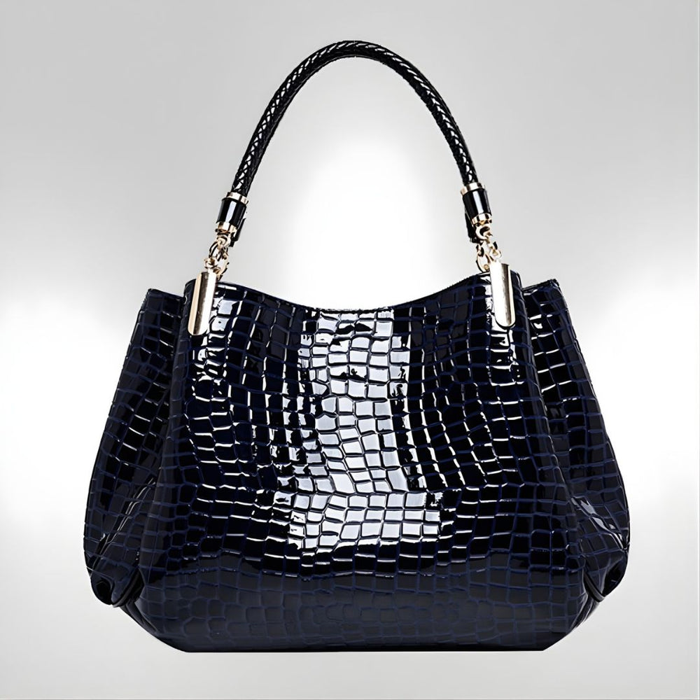 Milano™ | Croc-Effect Shoulder Bag