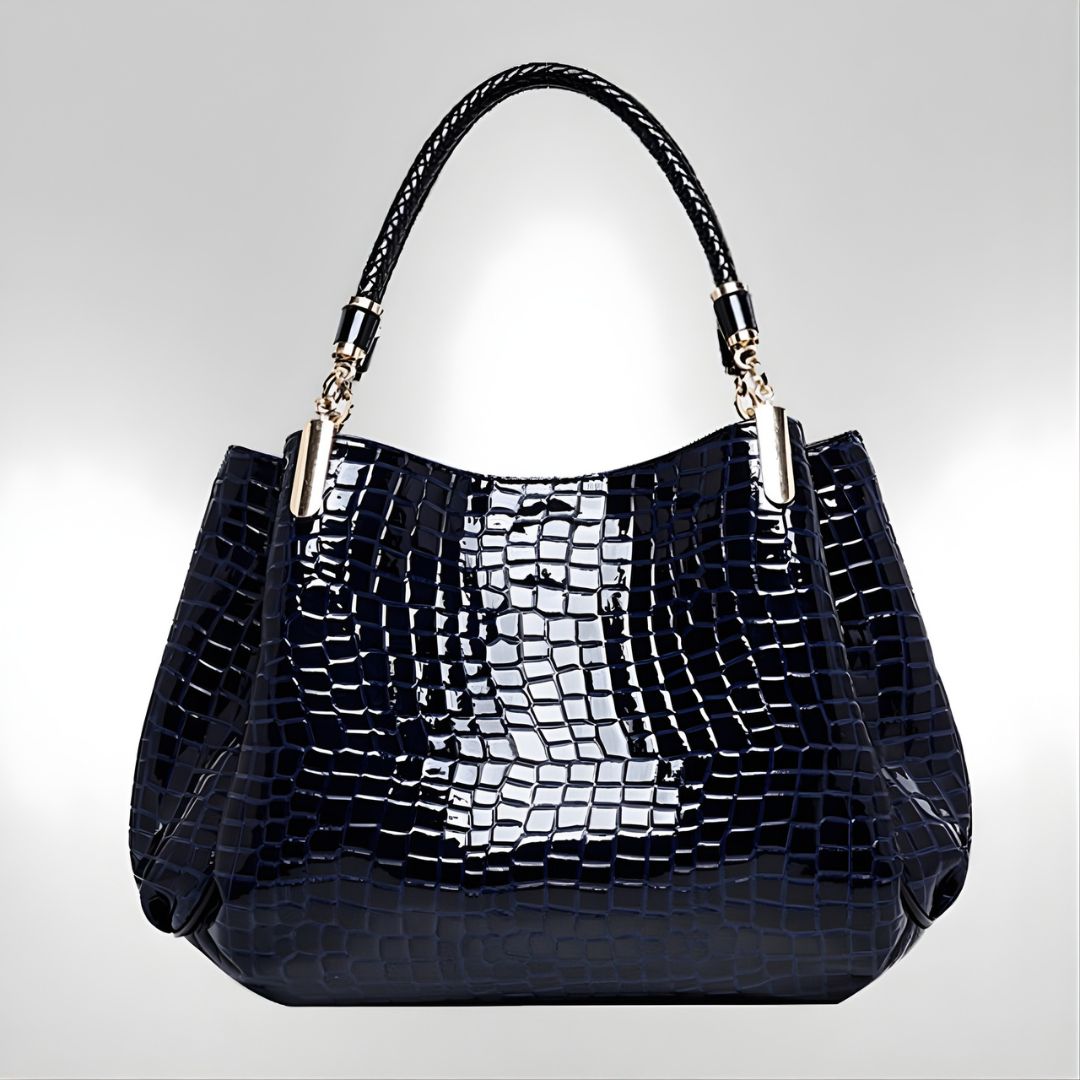 Milano™ | Croc-Effect Shoulder Bag