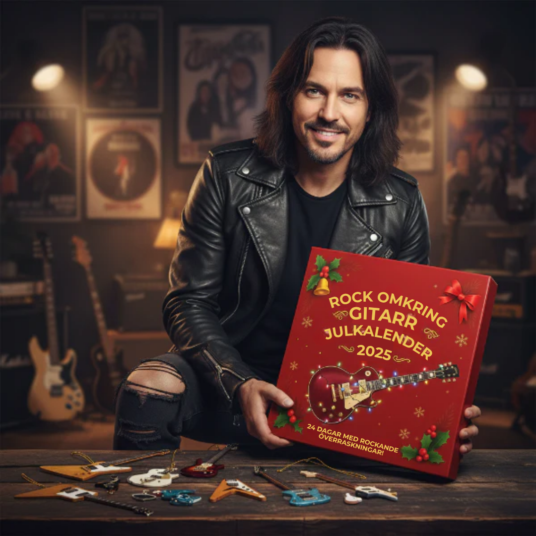 Guitar Advent Calendar with 24 Mini Guitar Ornaments