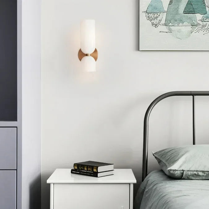 Modern Glass Wall Light — view 3
