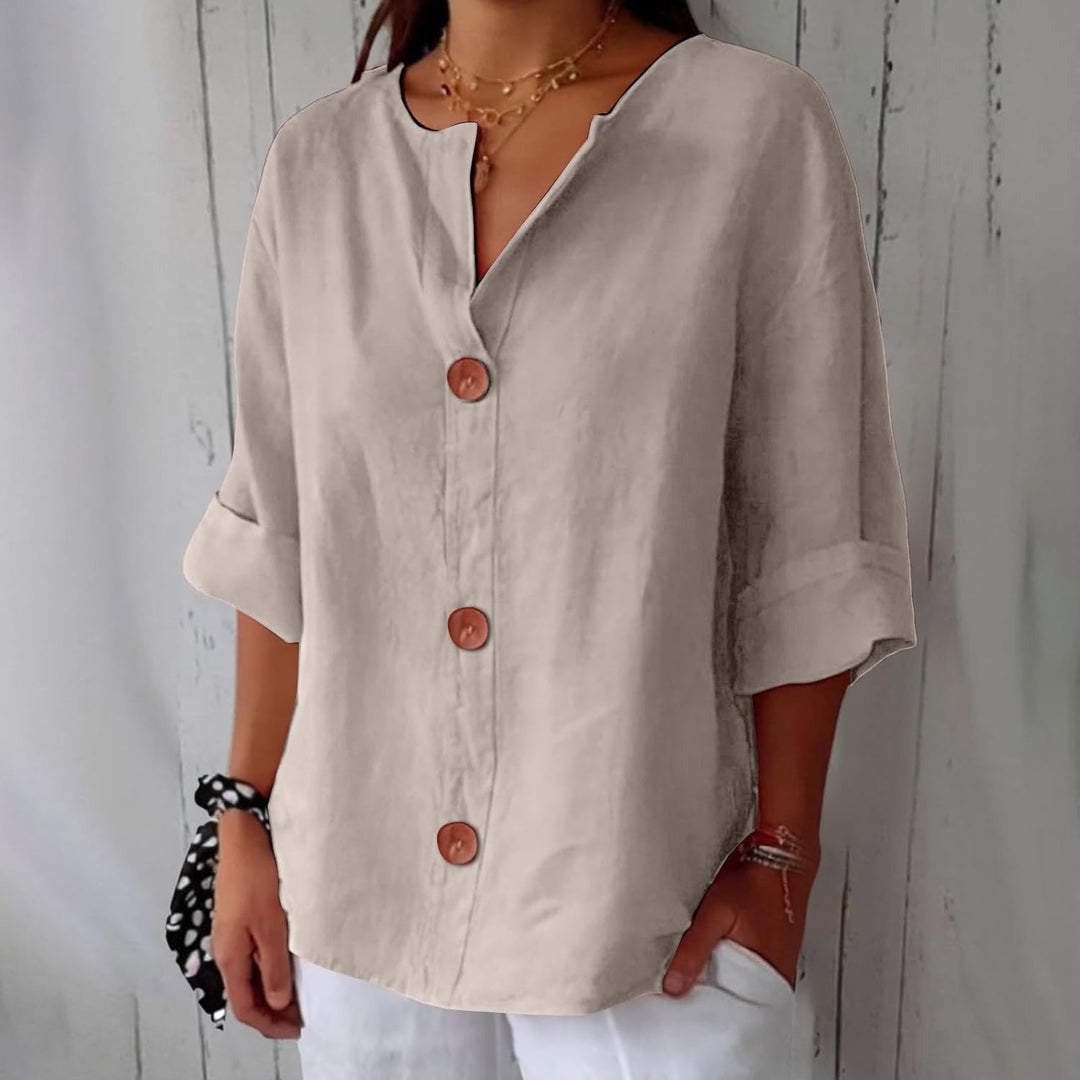 Hazel™ | Loose-Fitting Summer Blouse