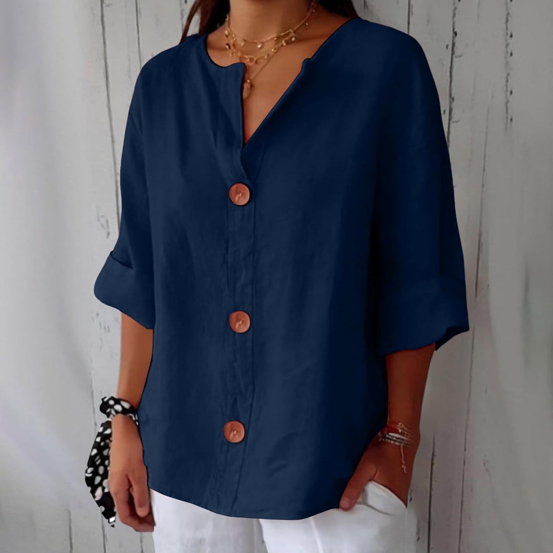 Hazel™ | Loose-Fitting Summer Blouse