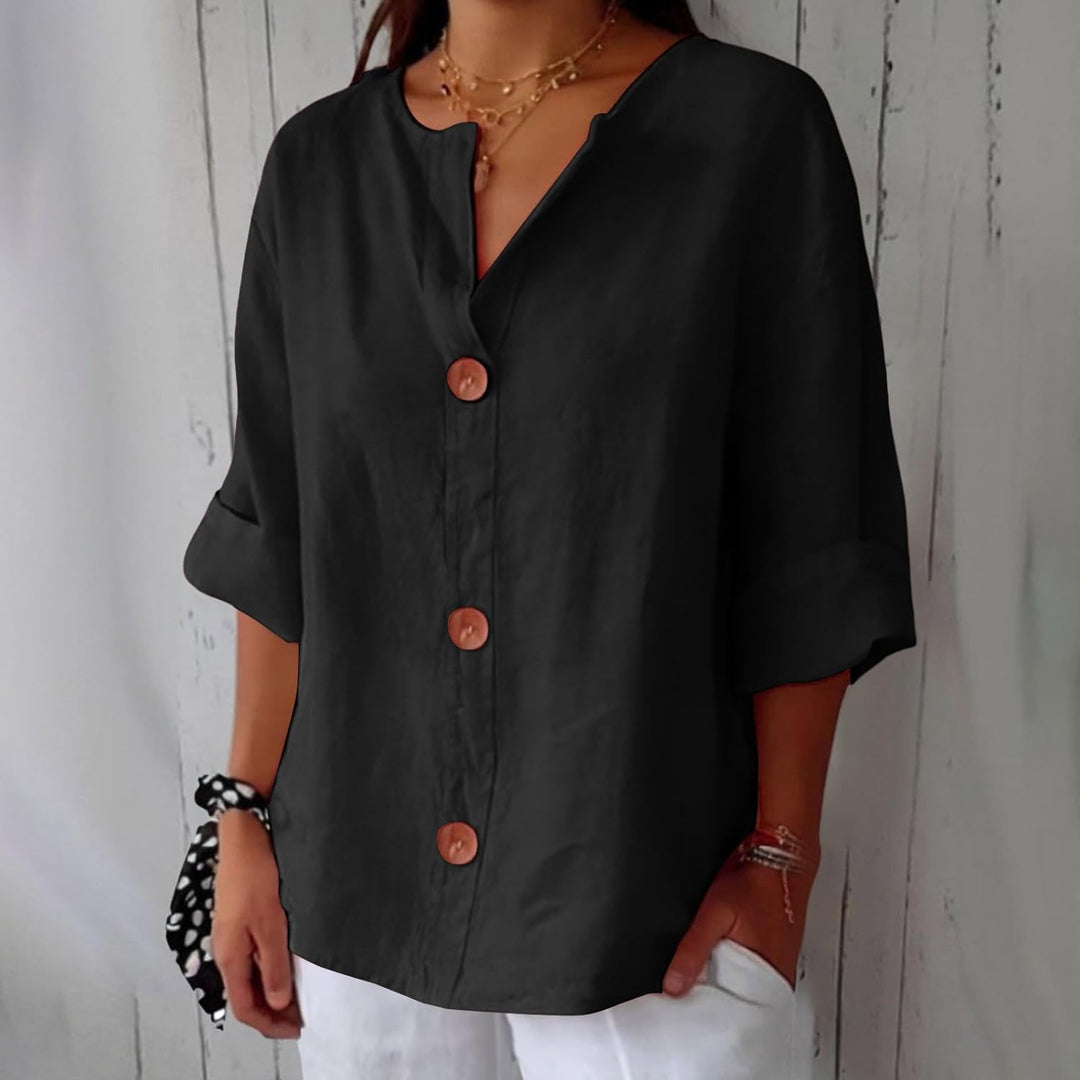 Hazel™ | Loose-Fitting Summer Blouse