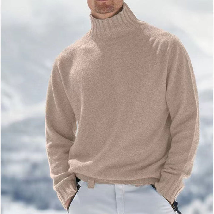 Leander™ | Men's Relaxed Raglan Turtleneck Sweater