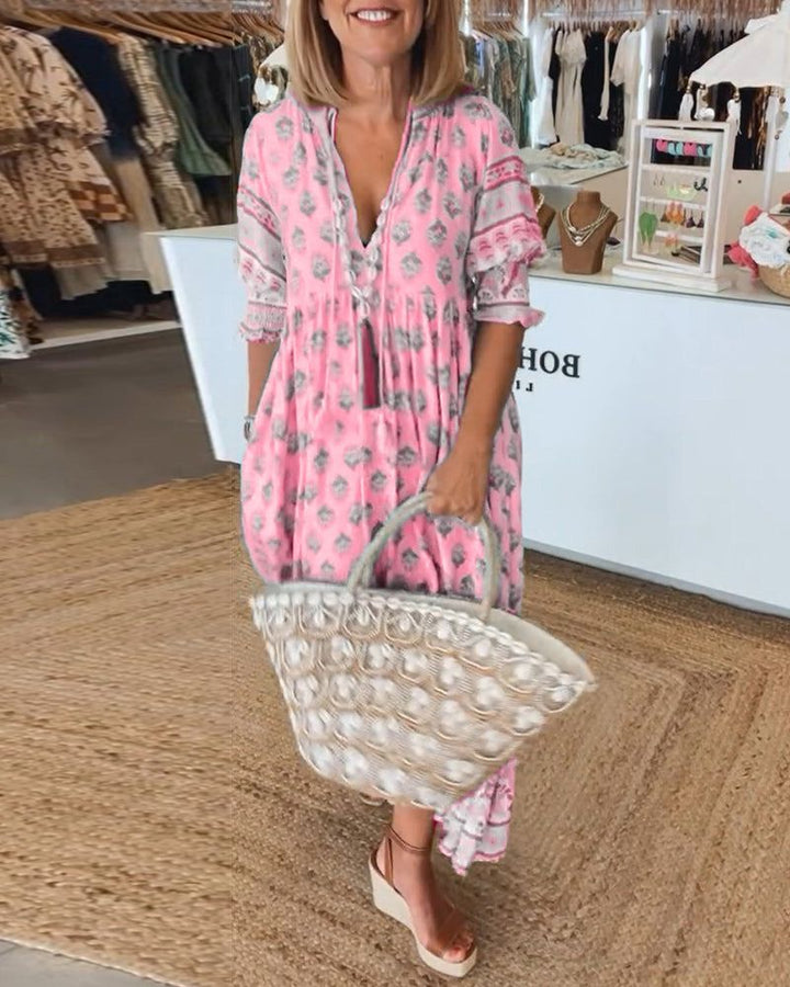 Haley™ | Casual Dress with Print