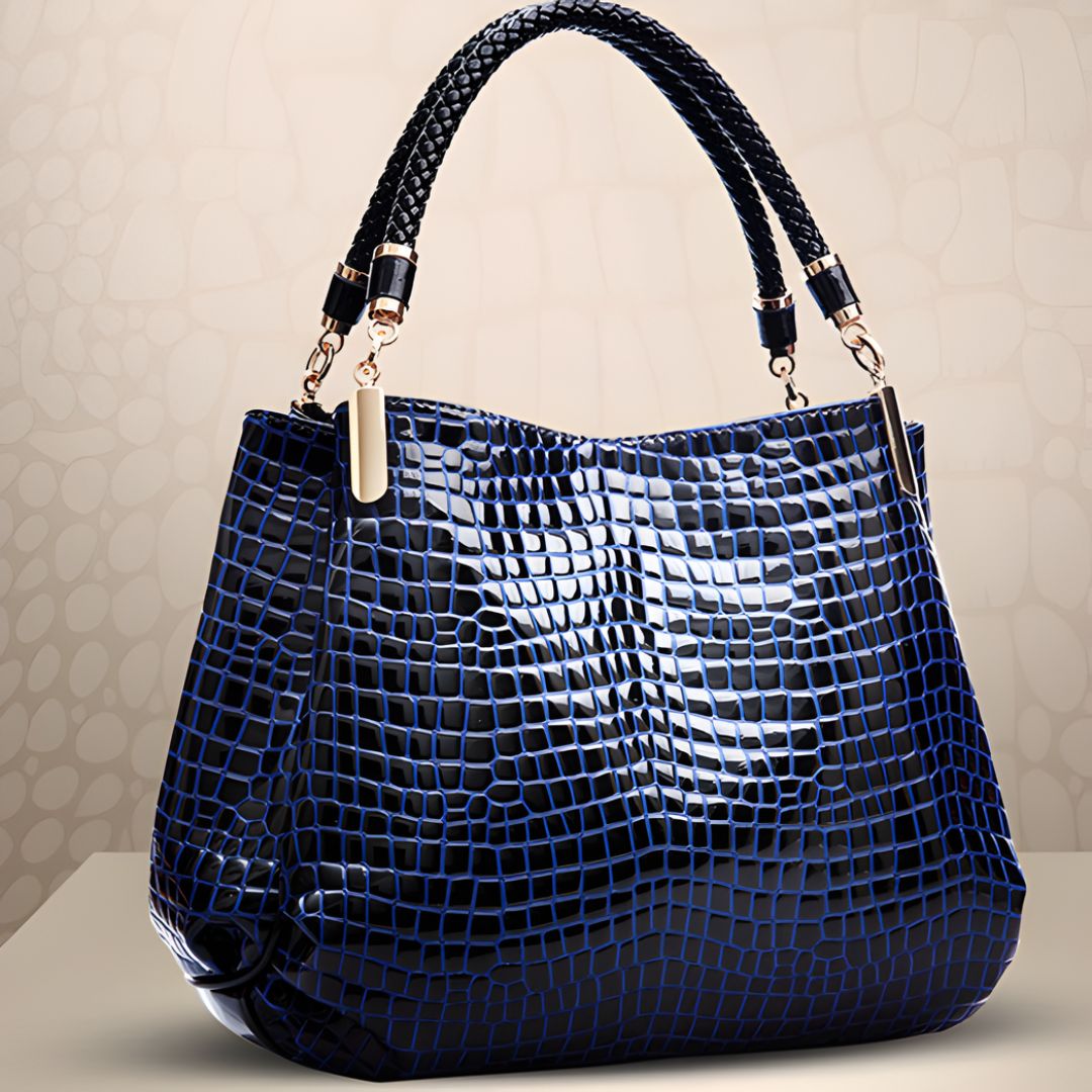 Milano™ | Croc-Effect Shoulder Bag