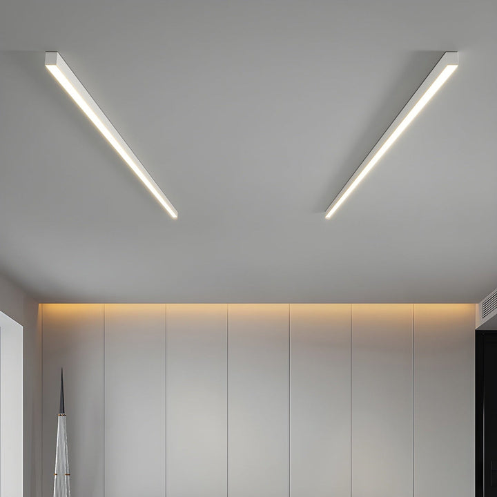 Minimalist Linear Metal Ceiling Light — view 7