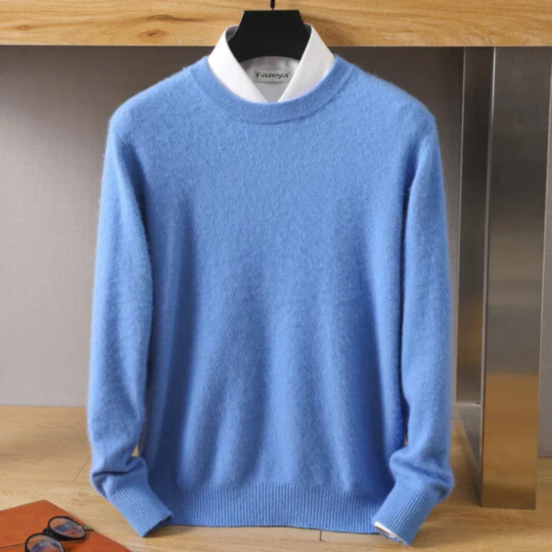 Cassius™ | Men's Brushed Knit Crew Neck Sweater