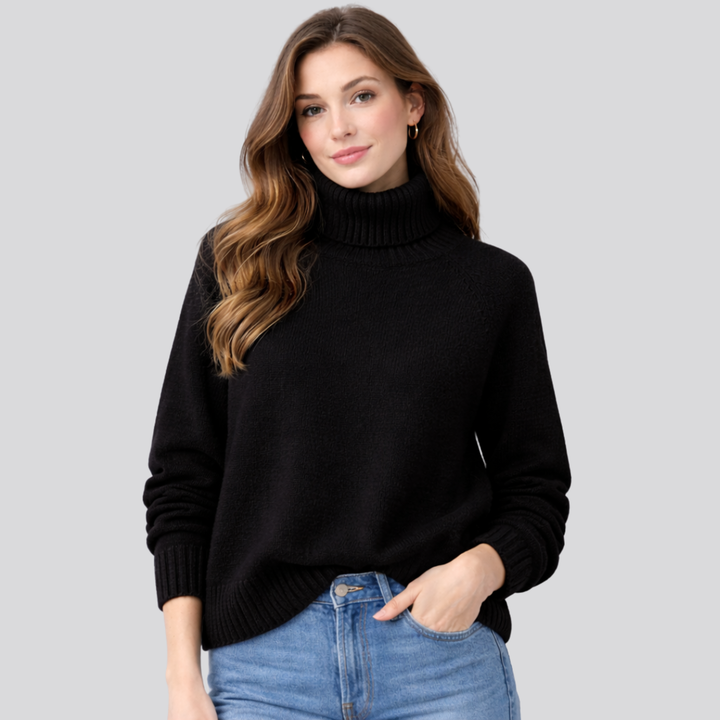 Morwenna™ | Pure Wool Turtleneck Sweater with Slim Fit
