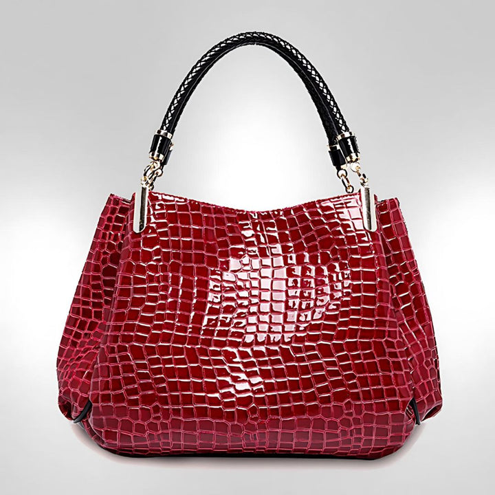 Milano™ | Croc-Effect Shoulder Bag