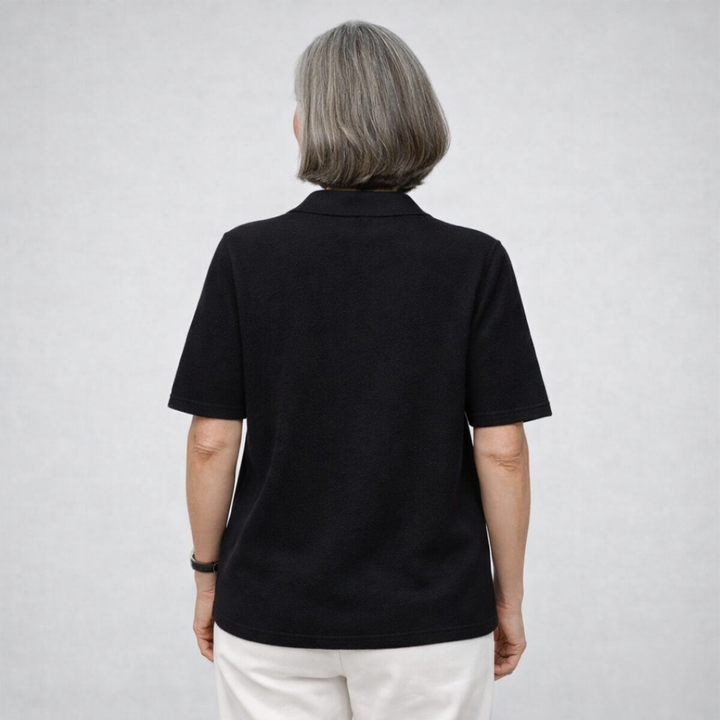 Florentine™ | Knit Polo Shirt with Button Placket and Collar