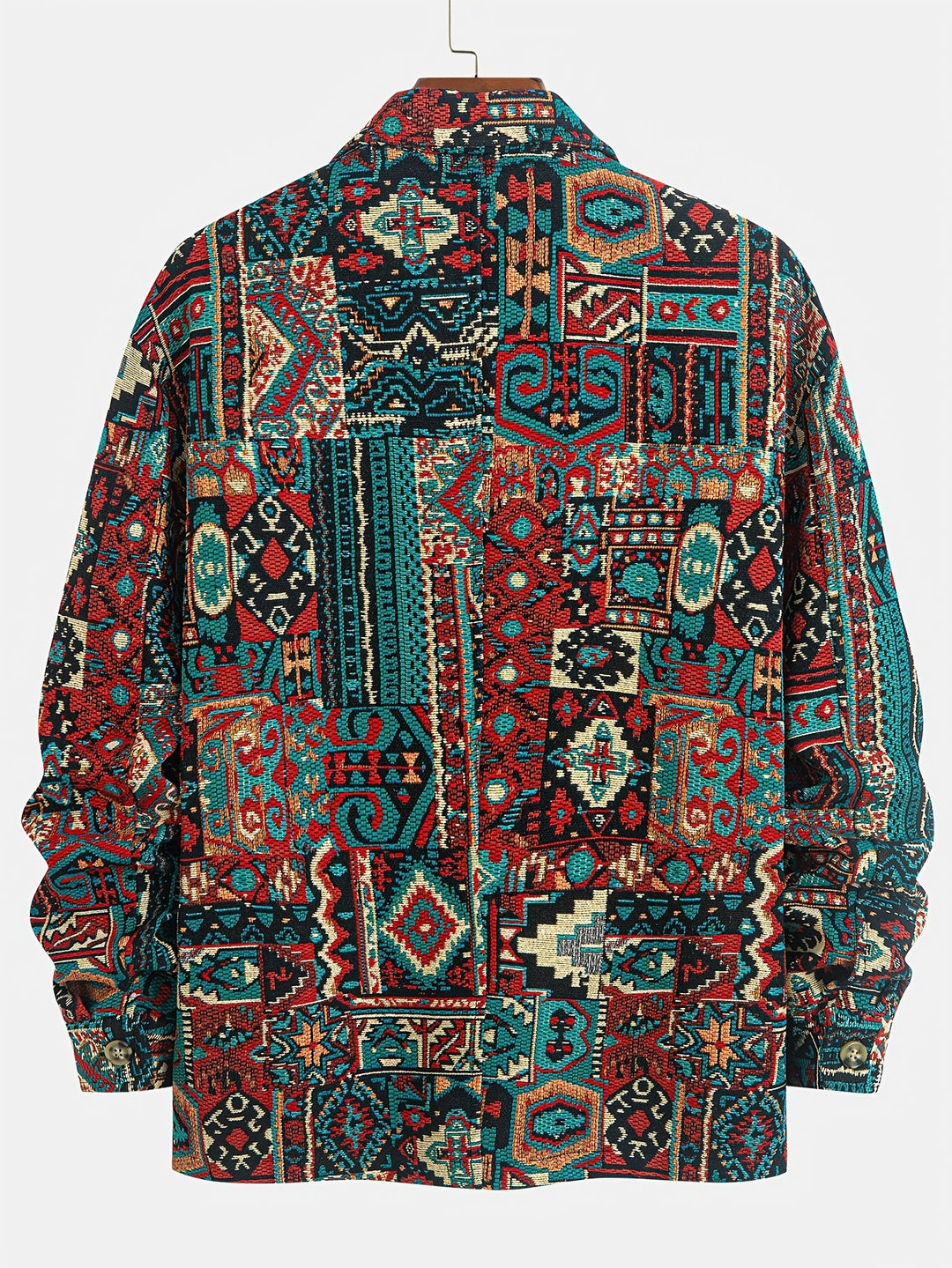 Bryson™ | Men's Patterned Lapel Jacket with Zip Front