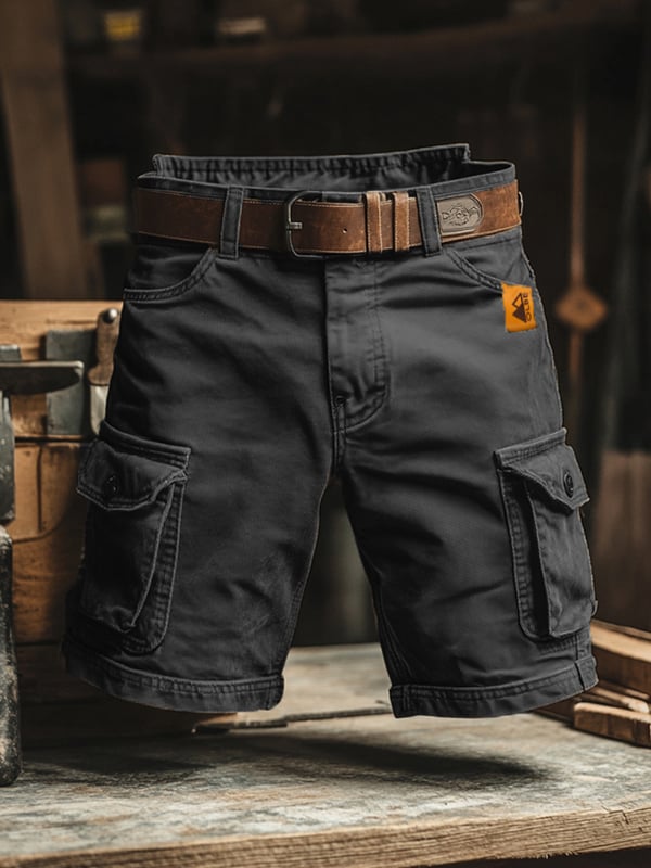 Cane™ | Retro Cargo Shorts with Multiple Pockets