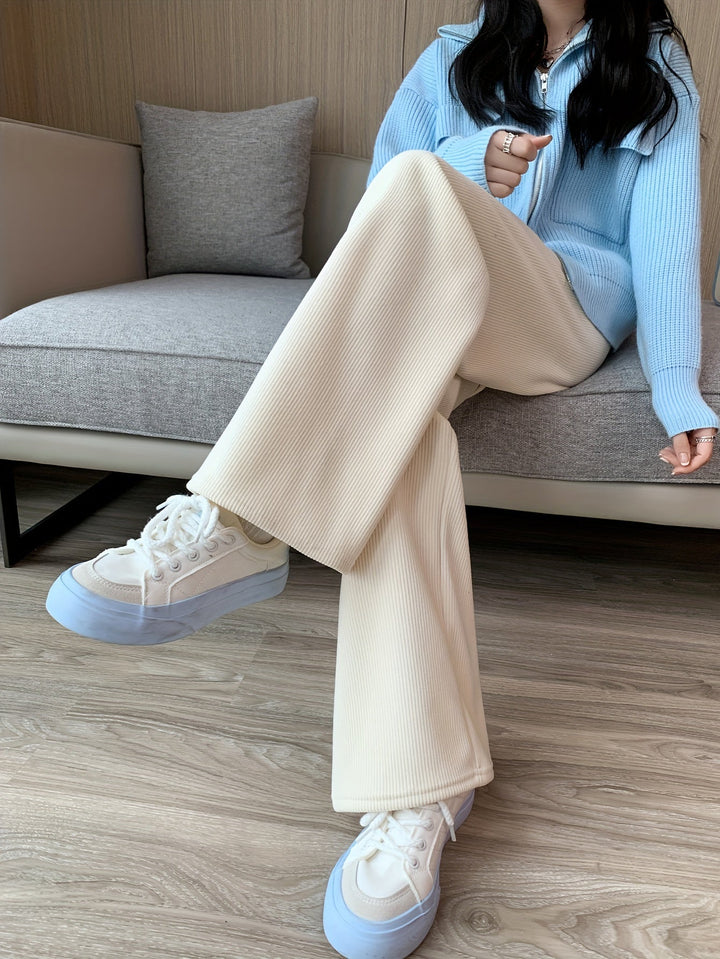 Orlaith™ | Women's Warm Lined Wide-Leg Lounge Pants