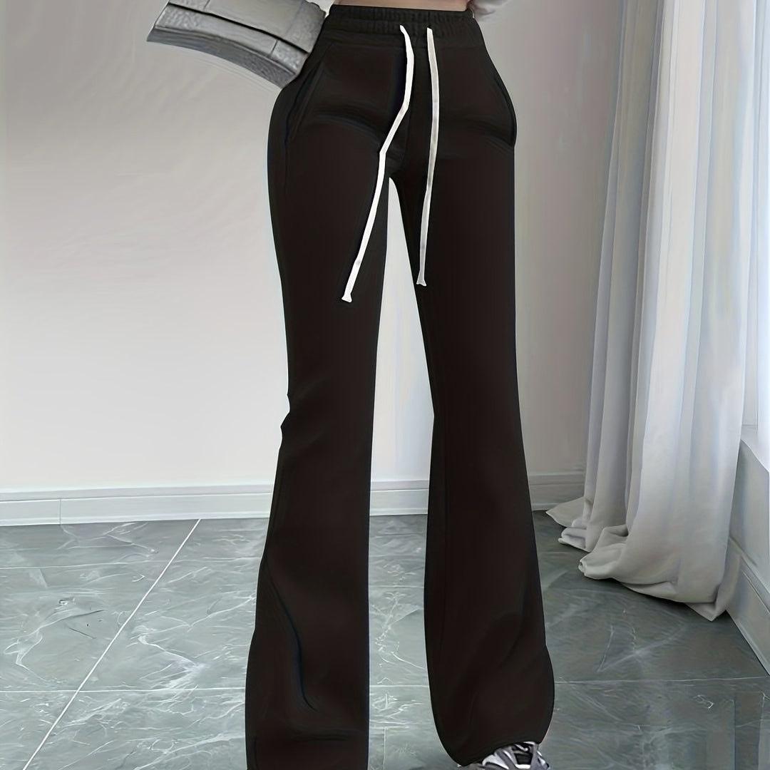 Lisbeth™ | Women's High-Waist Flared Lounge Pants