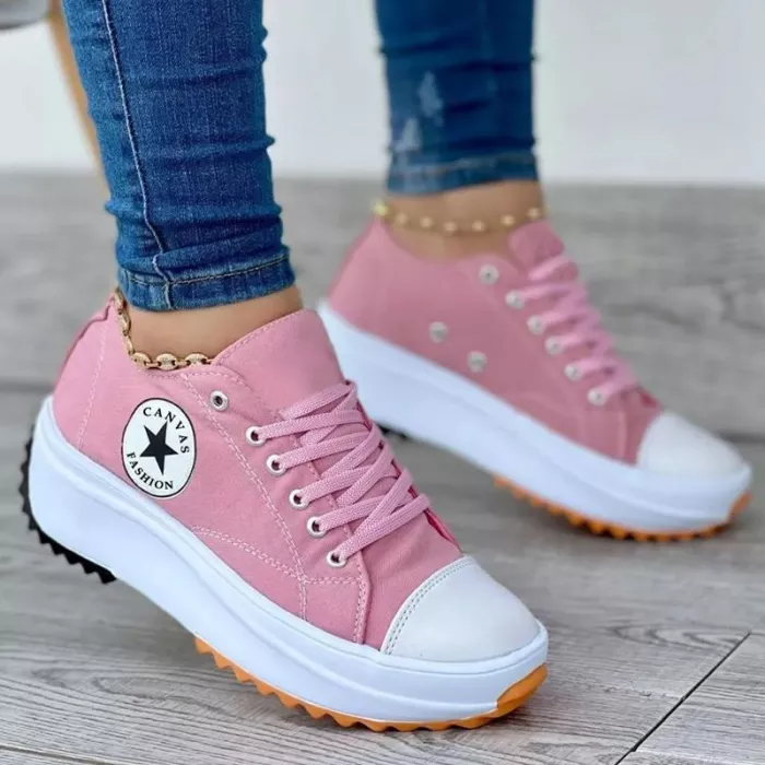 Quitterie™ | Women's High-Top Platform Sneakers with Chunky Lug Sole
