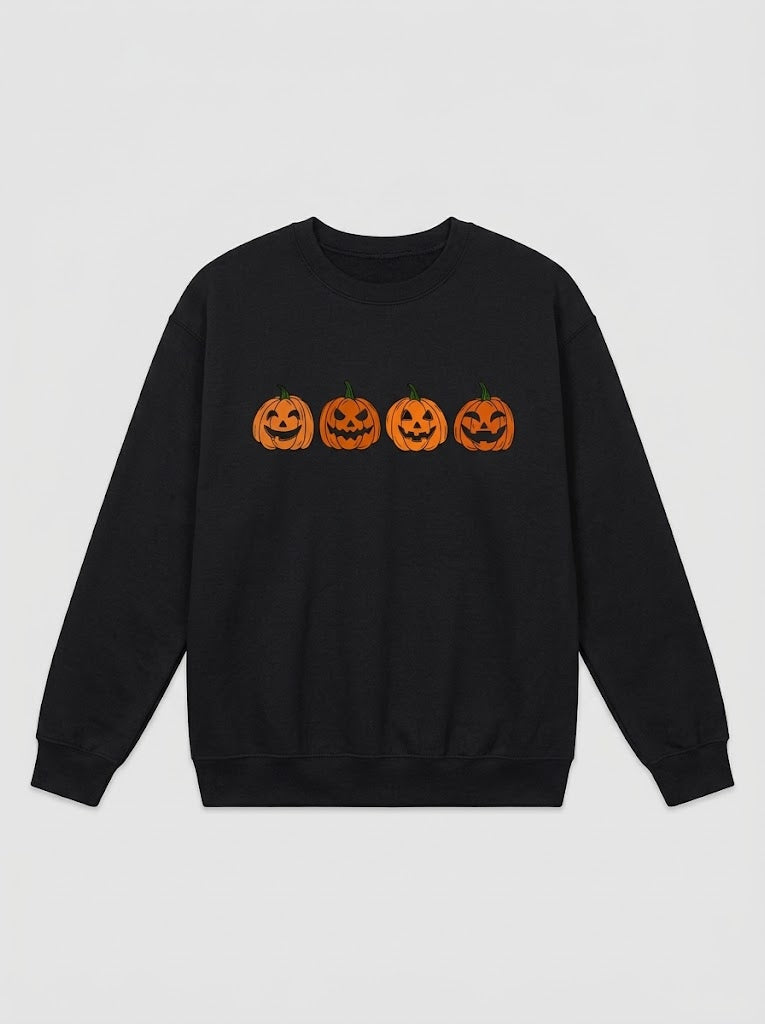Hester™ | Women's Halloween Jack O Lantern Graphic Sweatshirt