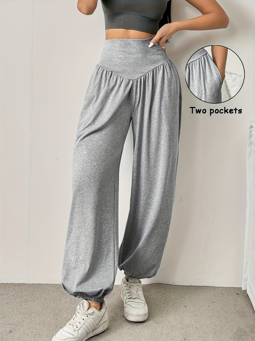 Katriona™ | Women's High-Waist Wide-Leg Lounge Trousers