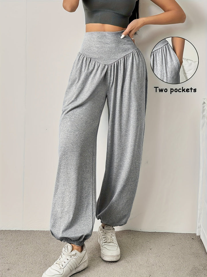 Katriona™ | Women's High-Waist Wide-Leg Lounge Trousers