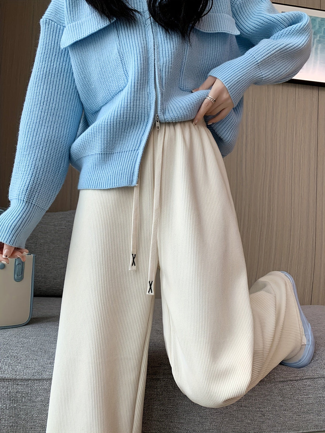 Orlaith™ | Women's Warm Lined Wide-Leg Lounge Pants