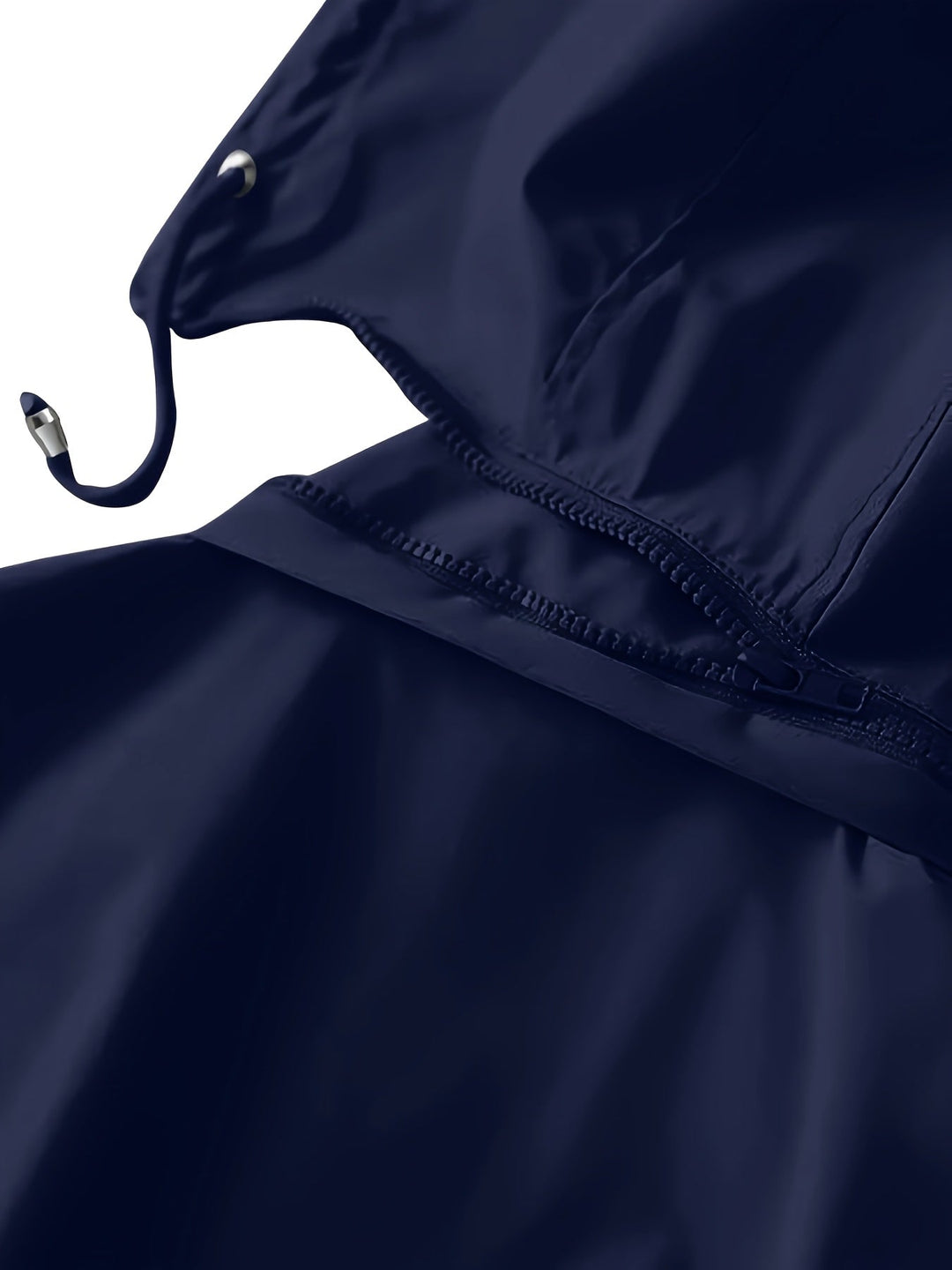 Joyce™ | Women's Hooded Drawstring Rain Jacket in Plus Sizes