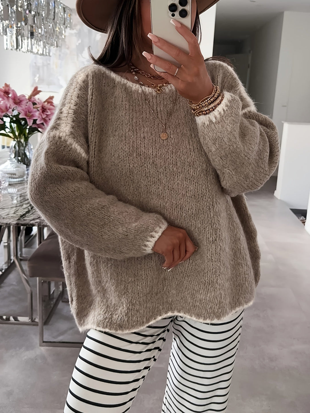Willa™ | Women's Relaxed Boat Neck Knit Sweater