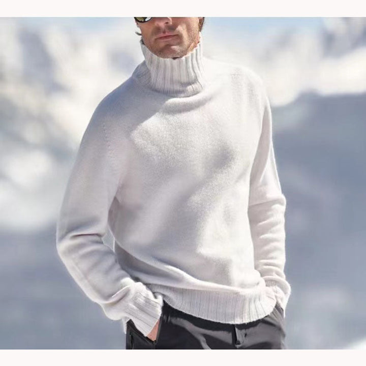 Leander™ | Men's Relaxed Raglan Turtleneck Sweater