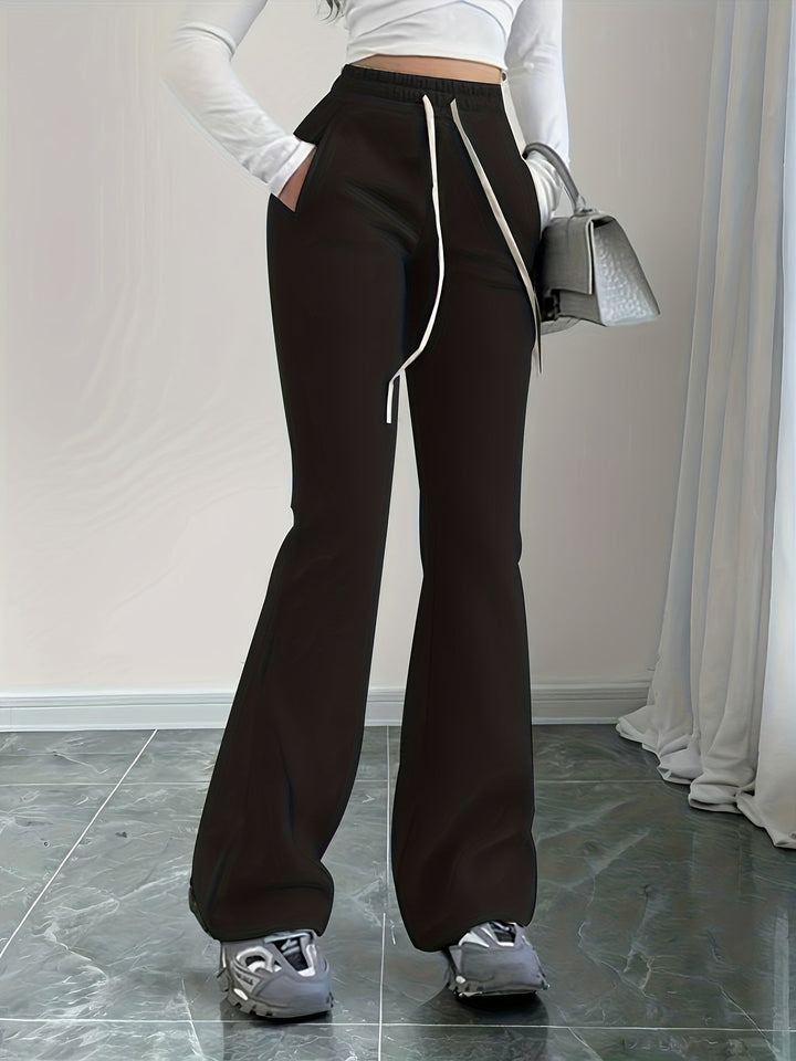 Lisbeth™ | Women's High-Waist Flared Lounge Pants
