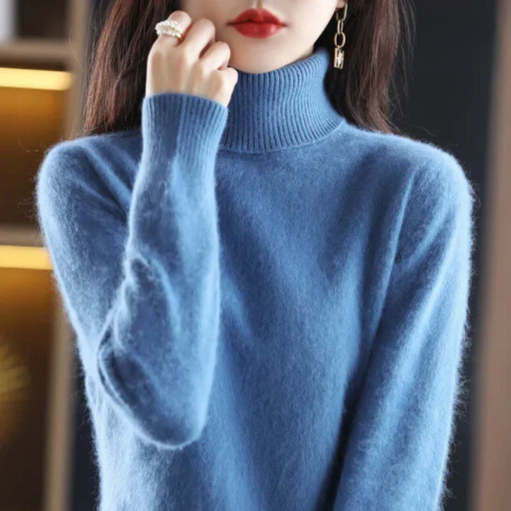 Veda™ | Women's Brushed Knit Turtleneck Sweater