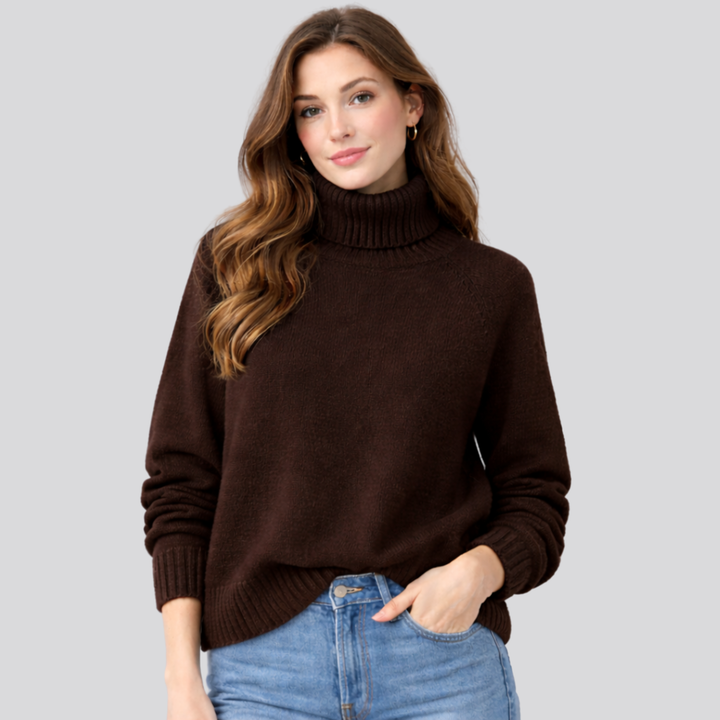 Morwenna™ | Pure Wool Turtleneck Sweater with Slim Fit