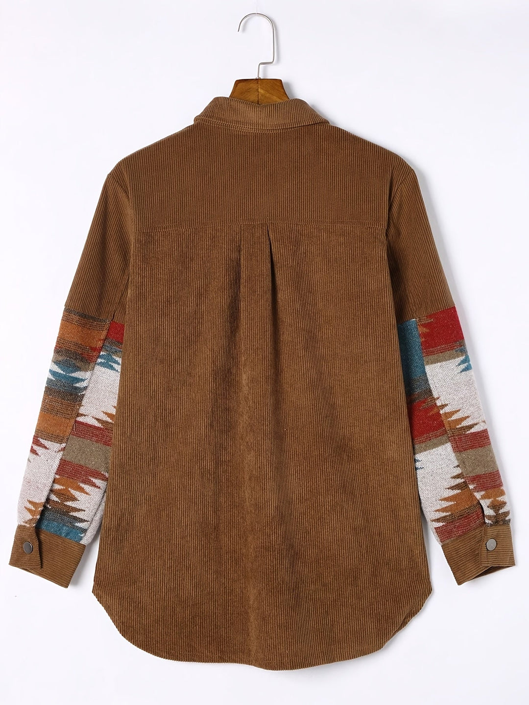 Marigold™ | Women's Southwestern Patterned Shirt Jacket with Snap Front