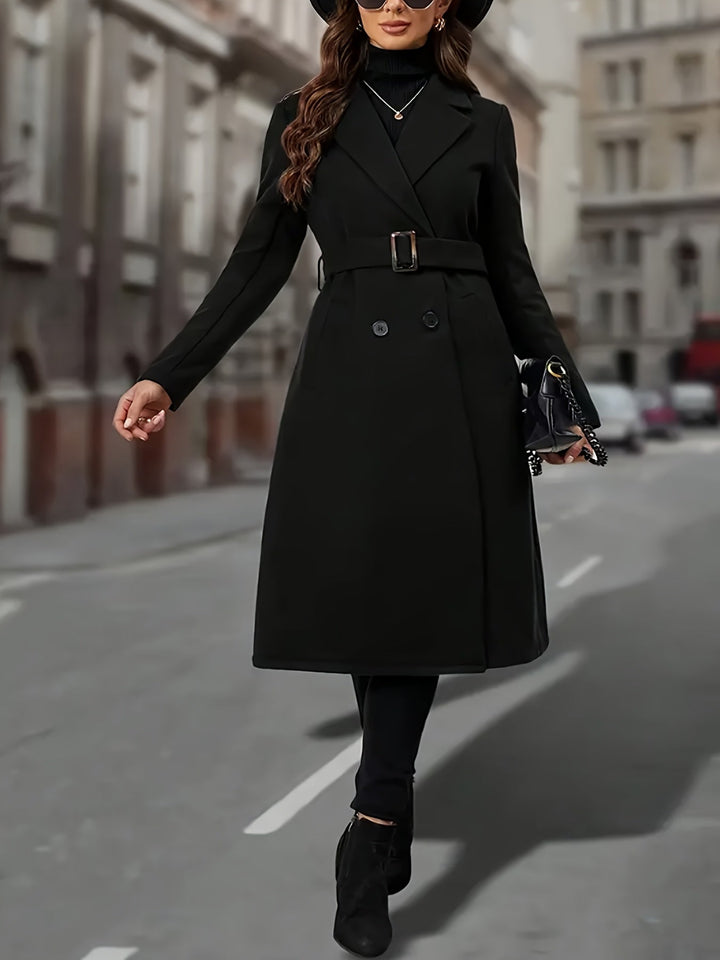 Perpetua™ | Women's Double-Breasted Long Winter Coat