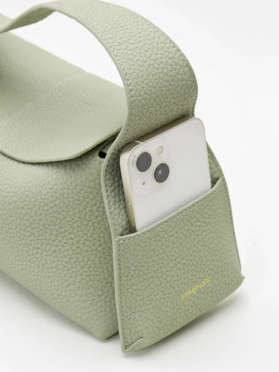 Roxane™ | Curved Leather Shoulder Bag