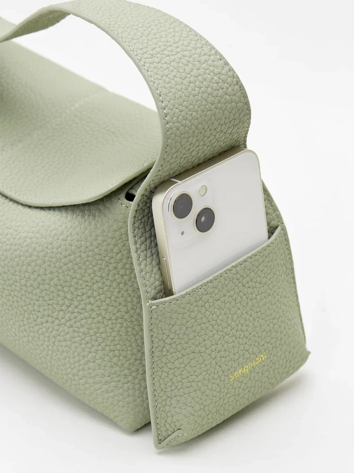 Roxane™ | Curved Leather Shoulder Bag