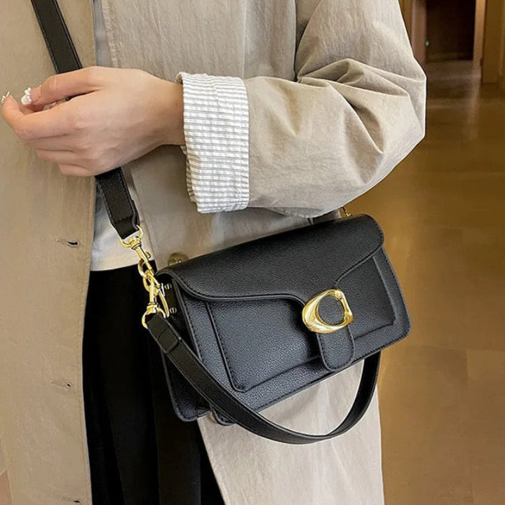 Vivienne | Gold-Clasp Crossbody Bag