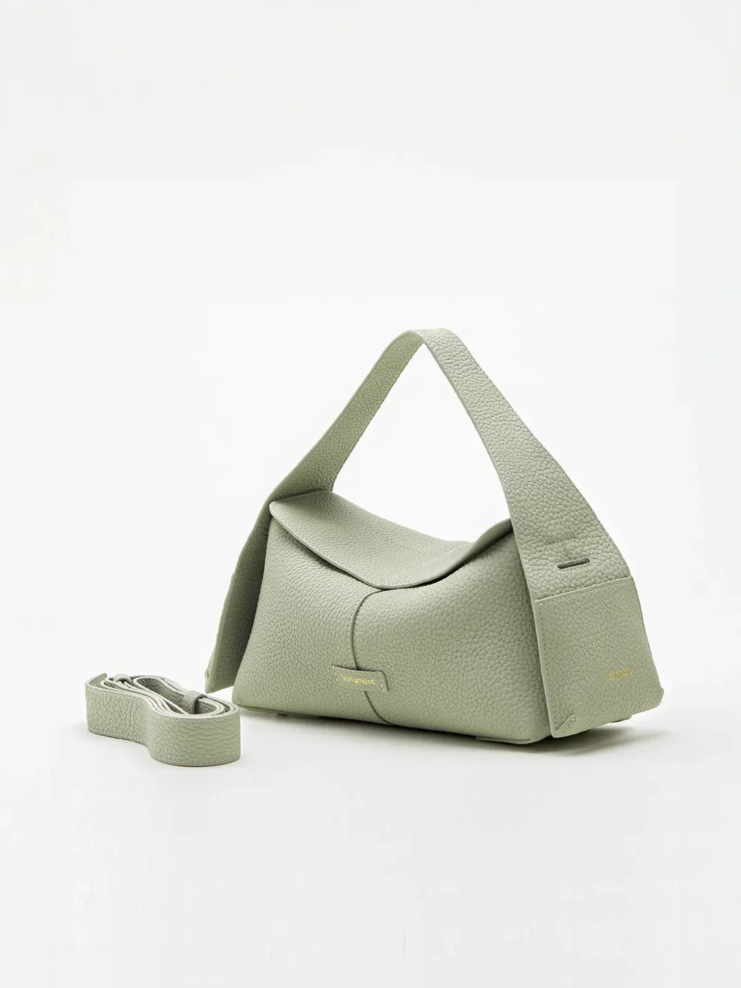 Roxane™ | Curved Leather Shoulder Bag