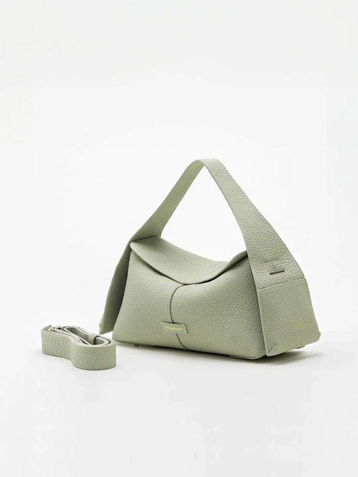 Roxane™ | Curved Leather Shoulder Bag