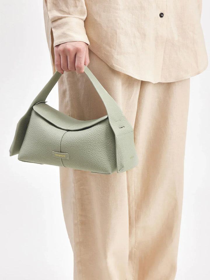 Roxane™ | Curved Leather Shoulder Bag