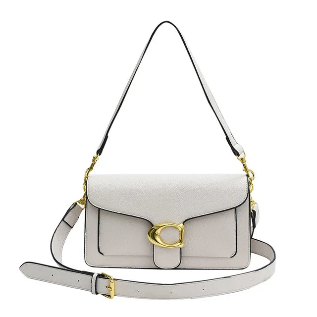 Vivienne | Gold-Clasp Crossbody Bag