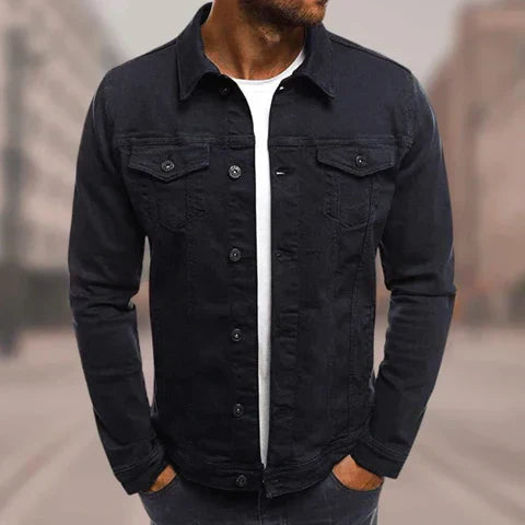 Winston™ | Men's Button-Front Trucker Jacket with Flap Pockets