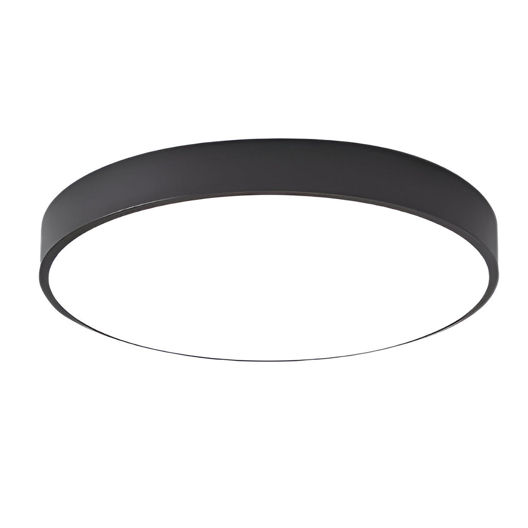 LED Low-Profile Round Ceiling Light with Slim Frame — view 1