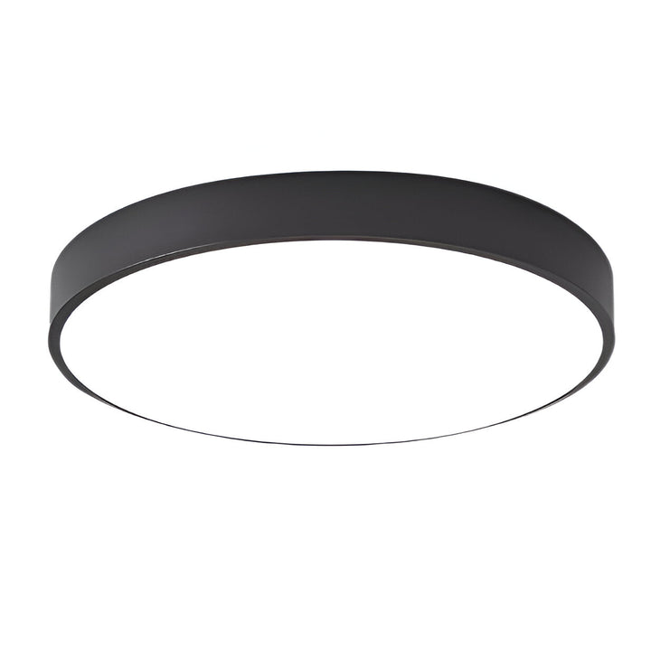 LED Low-Profile Round Ceiling Light with Slim Frame — view 1