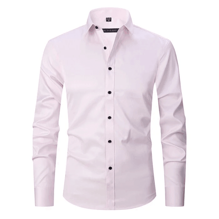 Declan™ | Men's Fitted Button-Up Dress Shirt with Point Collar