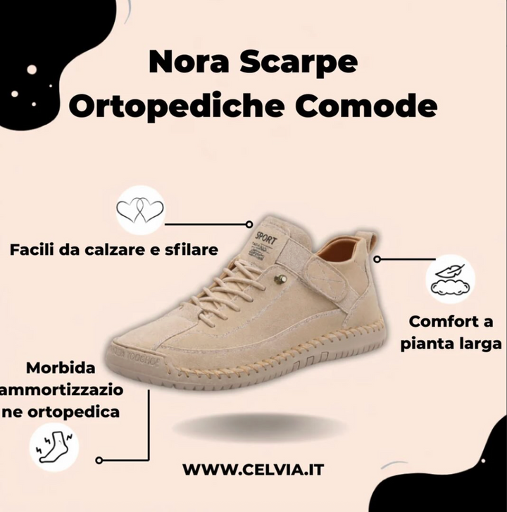 Nora Comfortable and Pain-Free Orthopedic Shoes