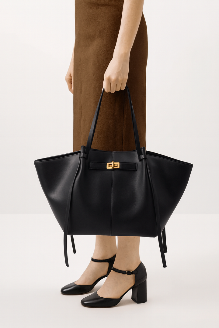 Lyra™ | Large PU Leather Tote