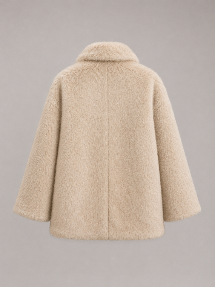 Oversized Faux Fur Statement Coat