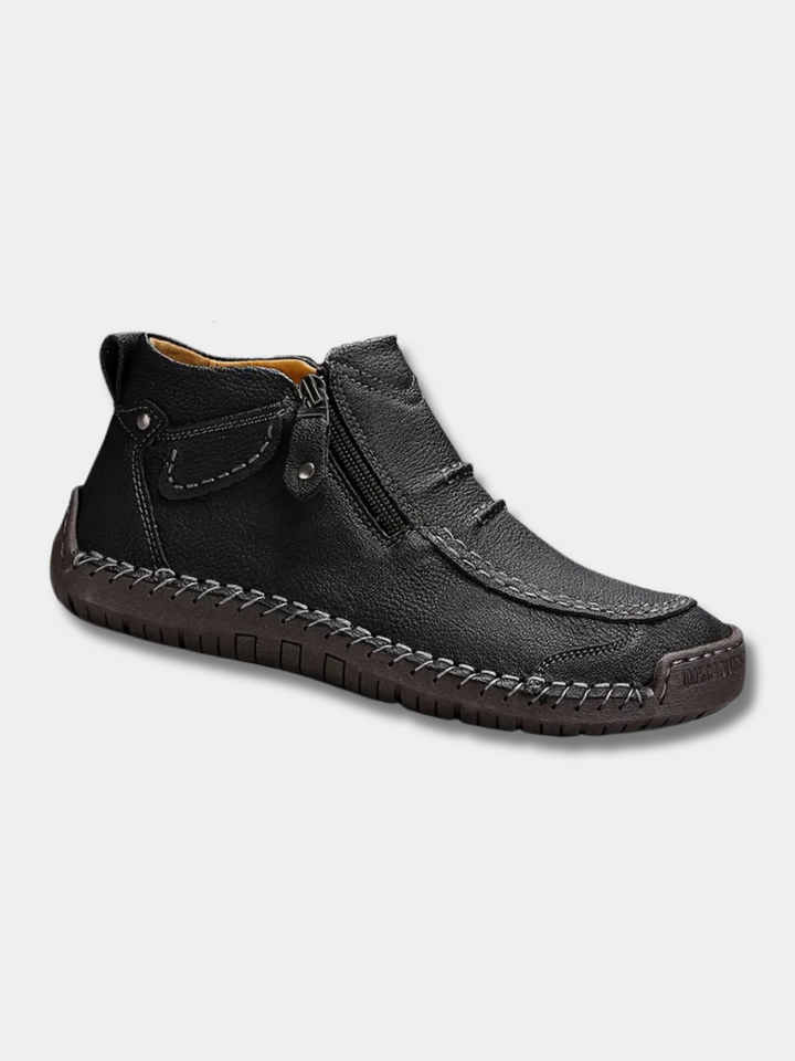 Lyon™ | Handcrafted Zipper Ankle Shoes