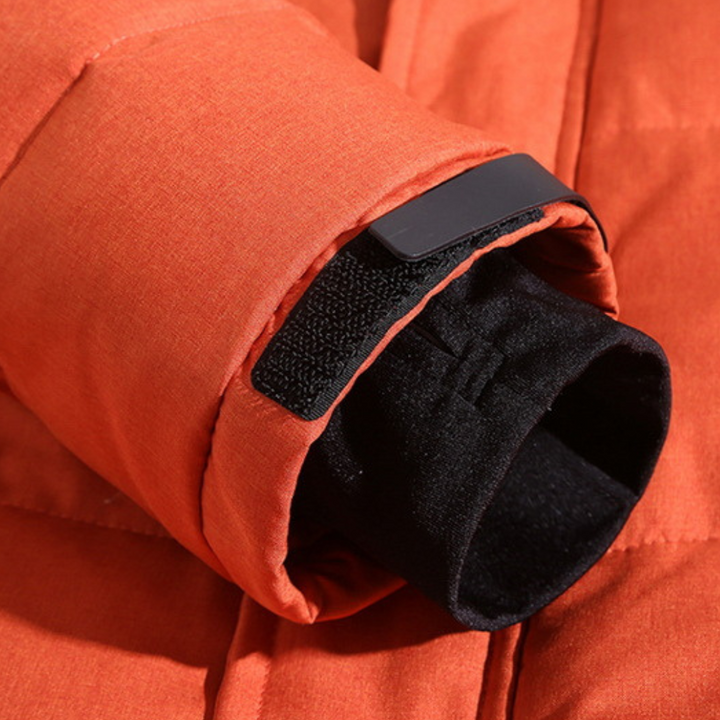 Emrys™ | Men's Hooded Puffer Jacket with Storm Flap